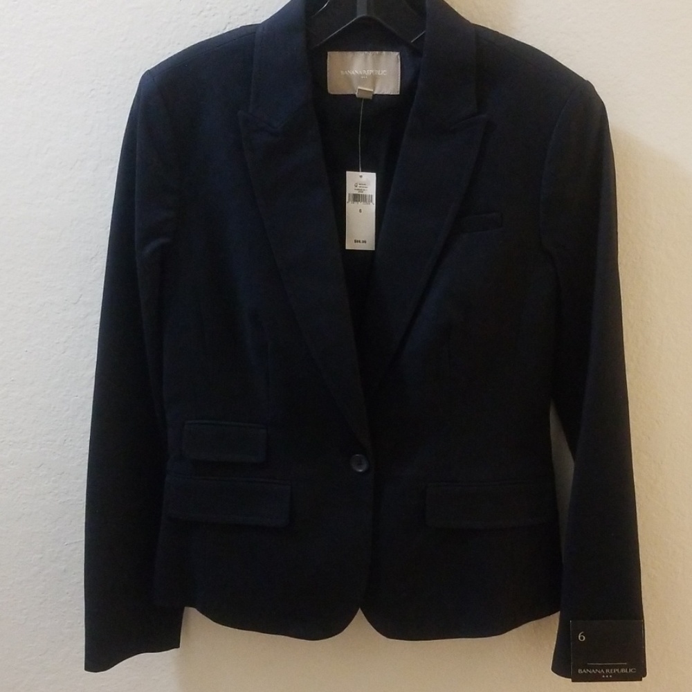 Banana Republic Navy Blazer